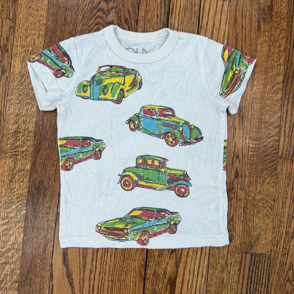 Chaser Vintage Car Print Kids T-Shirt - Size 5